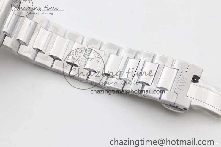 MIROTIME 0315 FastDry Portugieser Chronograph IW371615 ZF Best Edition Green Dial on SS Bracelet A7750 (Slim Movement) 7038